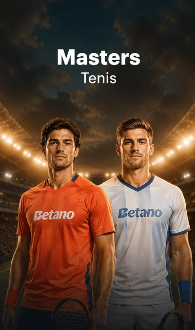 Masters de tenis disponible en Betano