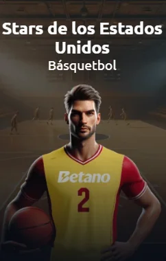 Stars de Estados Unidos de basquetbol en Betano
