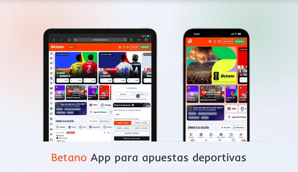 Betano App para apuestas deportivas en México