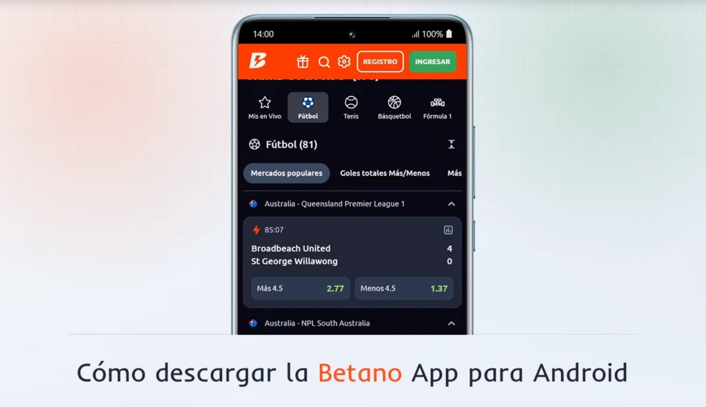 Descarga de Betano App para Android