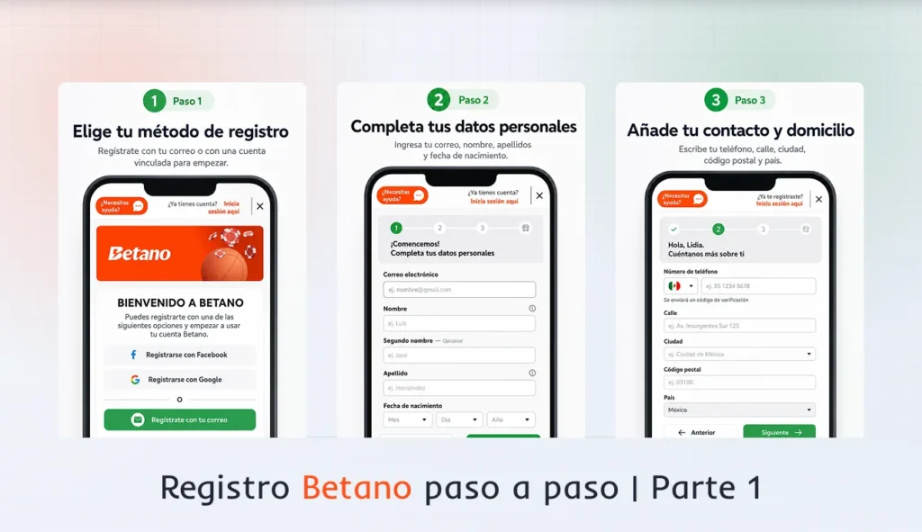 Registro Betano paso a paso parte 1
